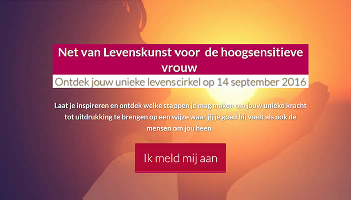 Omdekunstvanleven.nl E-mail marketing + online trainingen Den Dungen